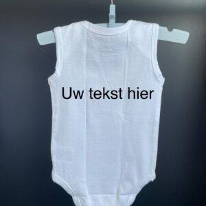 Romper met gewenste tekst