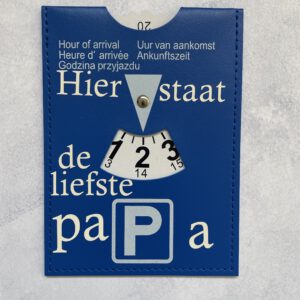 Parkeerschijf de liefste papa